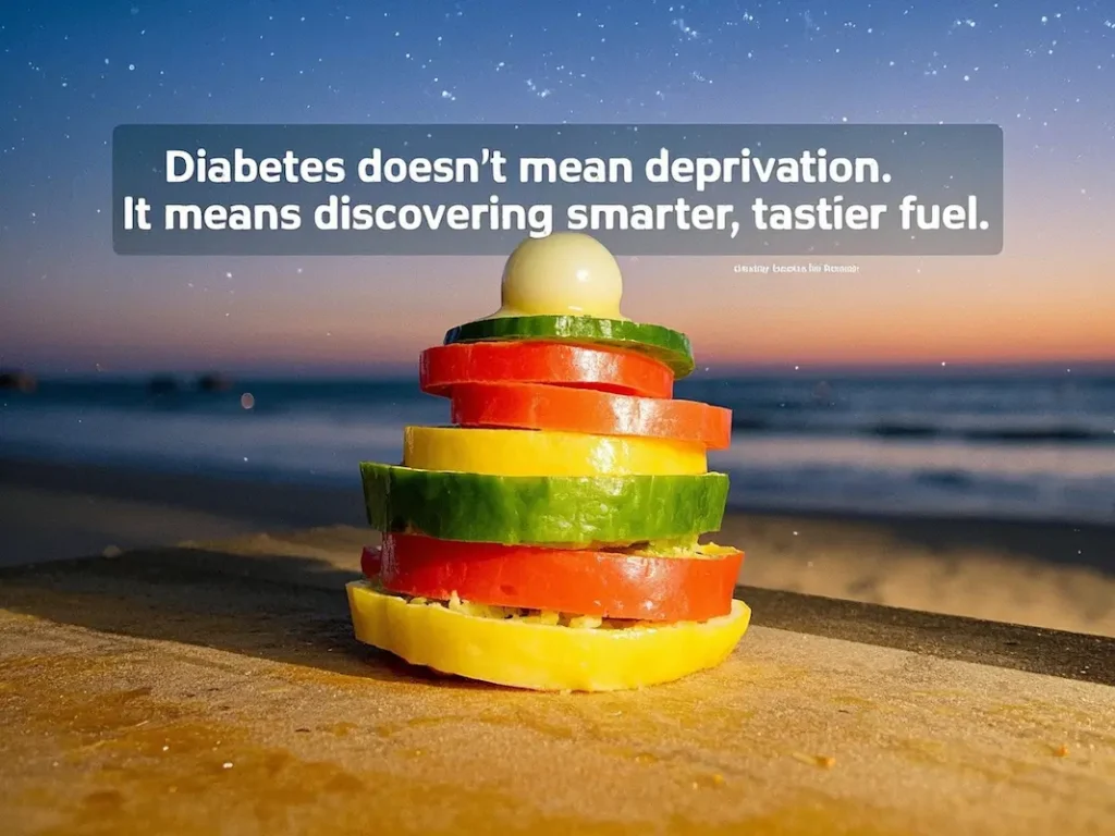 "Diabetes doesn’t mean deprivation. It means discovering smarter, tastier fuel."