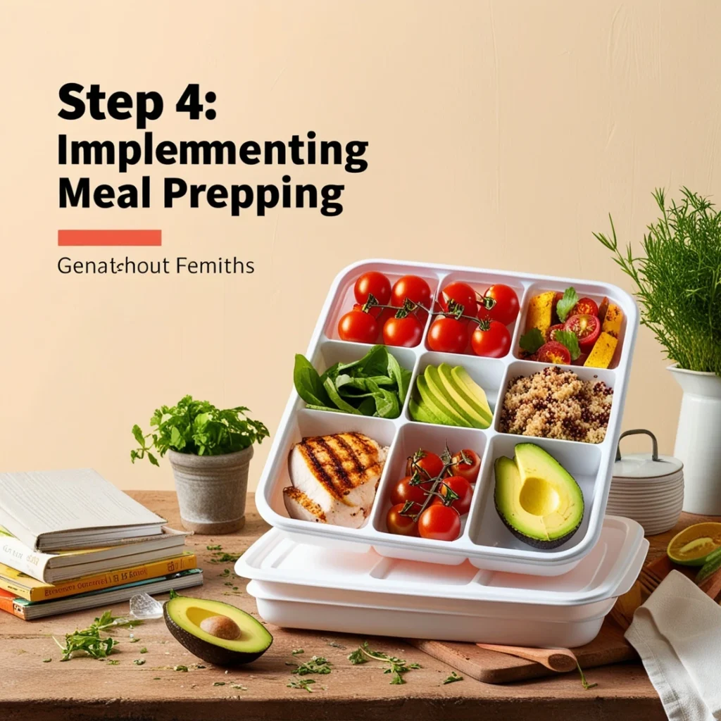 Implement Strategic Meal Prepping