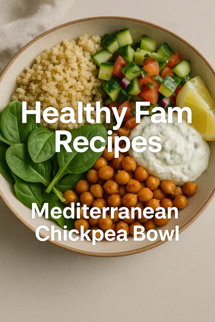Mediterranean Chickpea Bowl