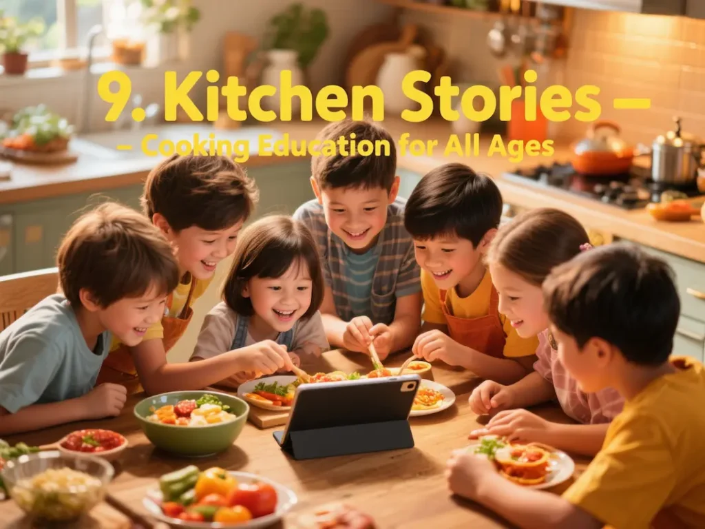 9. Kitchen Stories—Cooking Education for All Ages