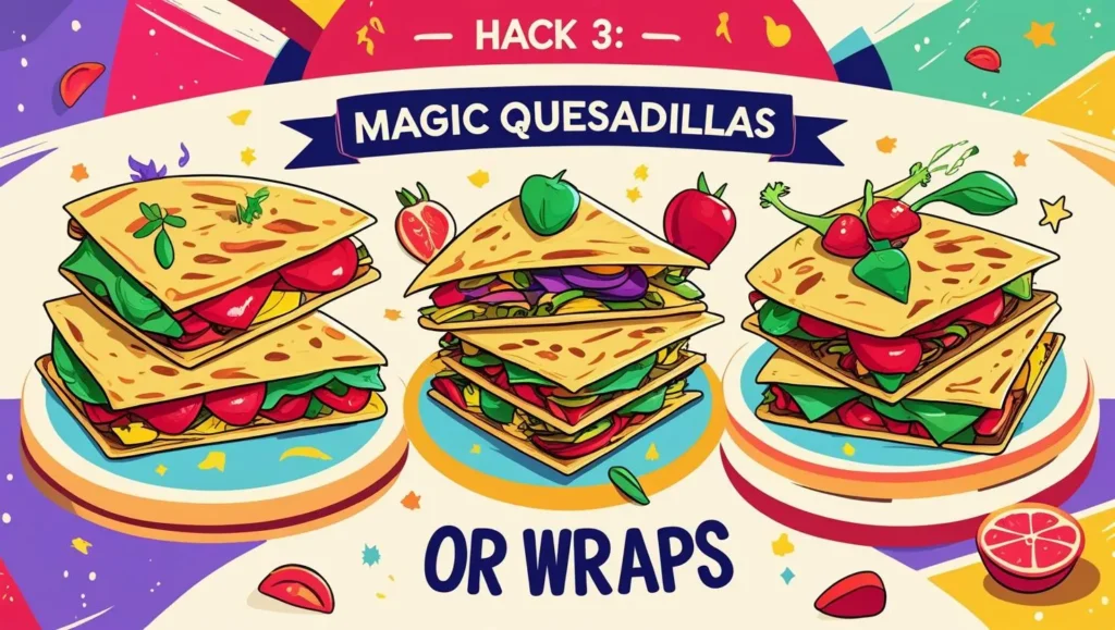 Hack 3: Magic Quesadillas or Wraps