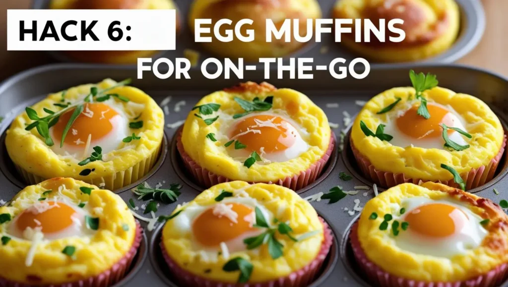 Hack 6: Egg Muffins for On-the-Go