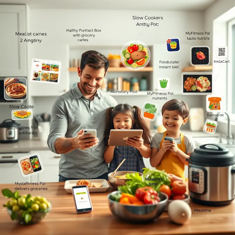 Tech Tools for Healthy Family Meals