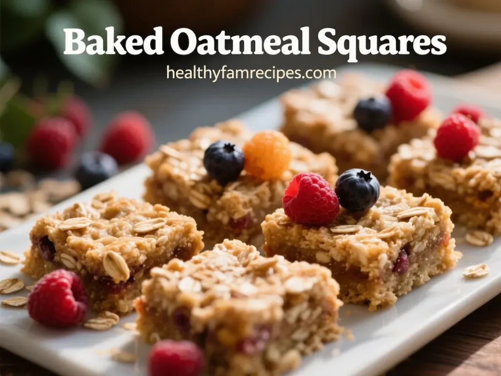 Baked Oatmeal Squares