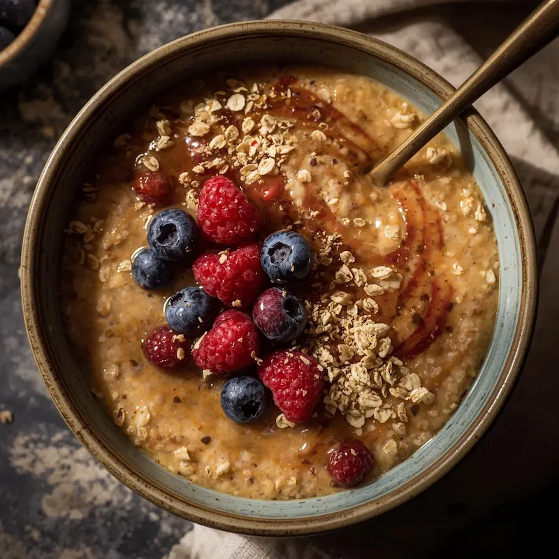Creamy Oat Bran Breakfast Porridge