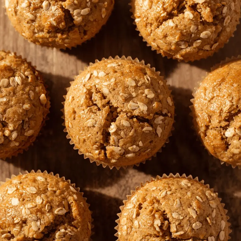Wholesome Oat Bran Muffins