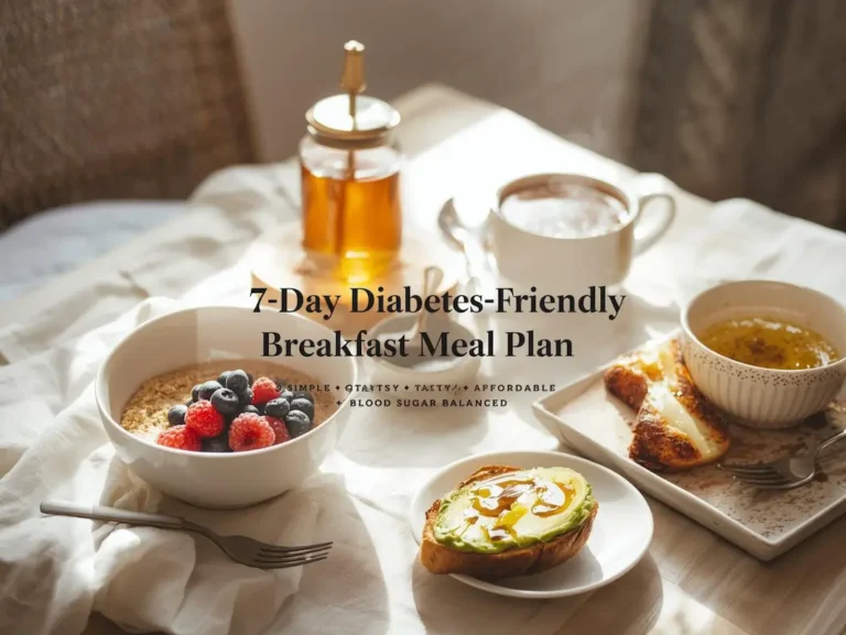 7-Day Diabetes-Friendly Breakfast Meal Plan