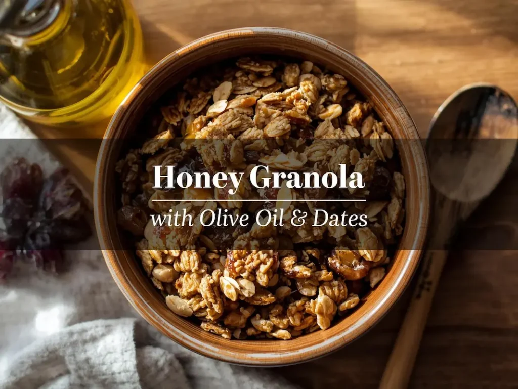 Honey Granola with Olive Oil and Dates