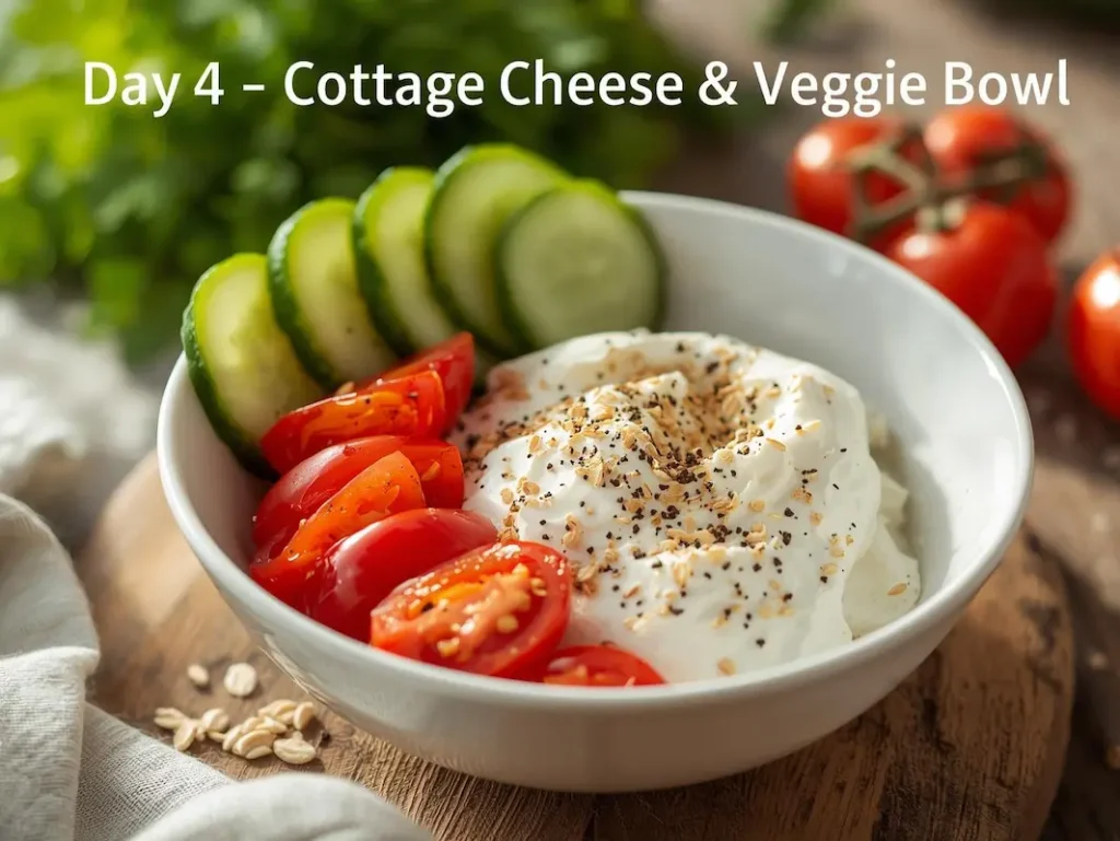 Savory Cottage Cheese and Veggie Bowl—7-Day Diabetes-Friendly Breakfast Meal Plan